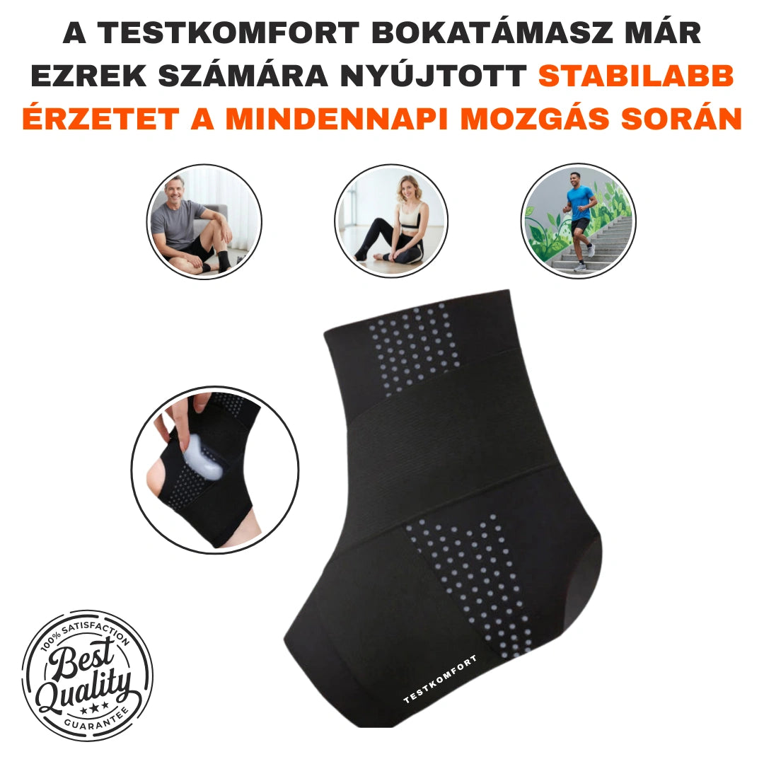 TestKomfort™ – Állítható bokatámasz fokozott stabilitással