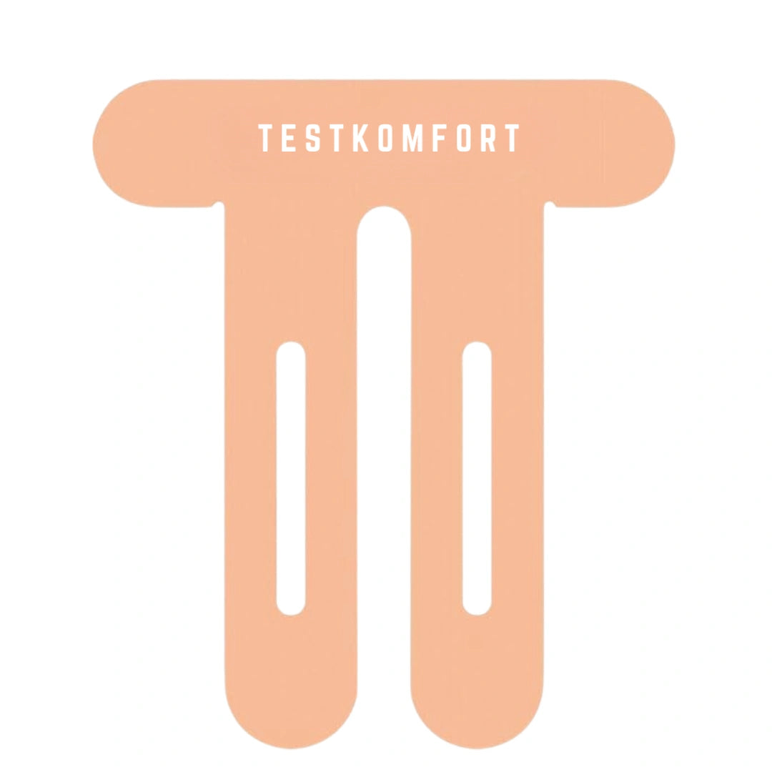 TestKomfort™ – Előre vágott, rugalmas, vízálló, bőrbarát kineziológiai térdszalag