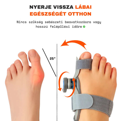 TestKomfort™ – Rugalmas, bőrbarát bütyök- és lábujjtámasz