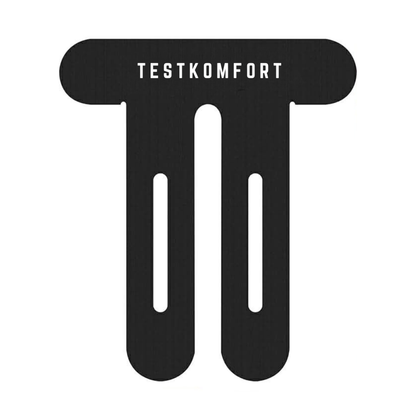 TestKomfort™ – Előre vágott, rugalmas, vízálló, bőrbarát kineziológiai térdszalag