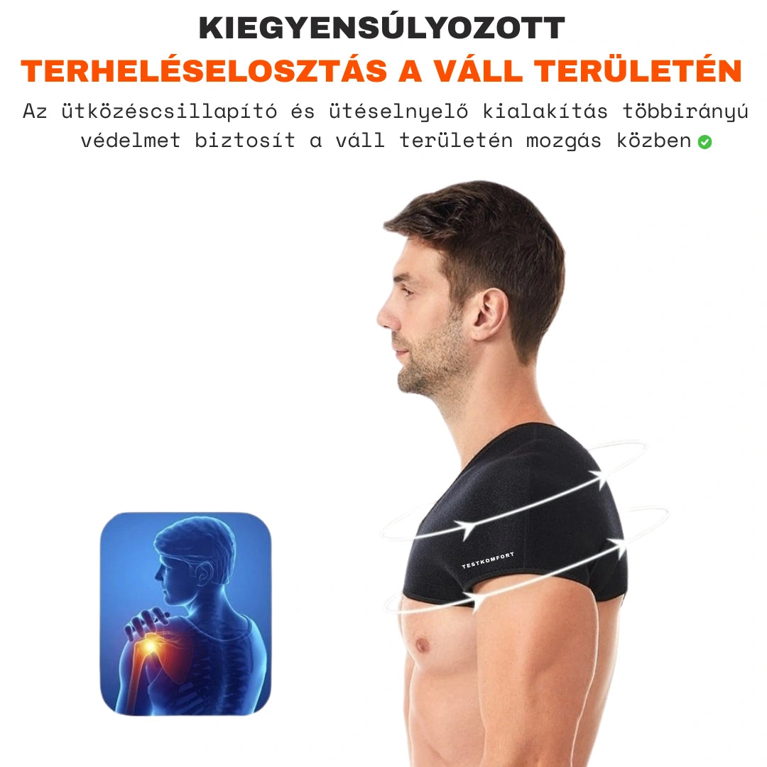 TestKomfort™ – Válltámasz aktív mozgáshoz és a váll terhelésének csökkentésére